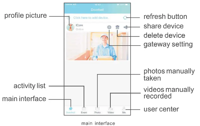 Ace bell ML-001 Battery Powered Smart Video Doorbell - fig 3