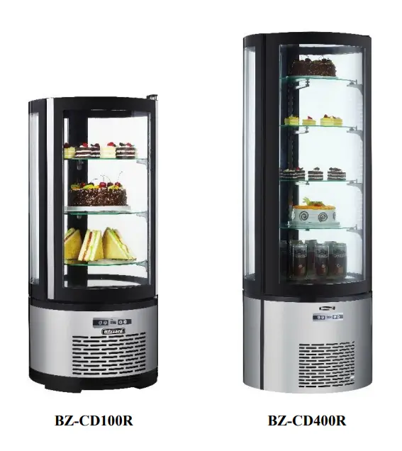 blizzard BZ-CD400R Refrigerated Cake Display Cabinet