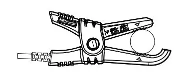 UNI-T UT262E Phase Detector User Manual - Put the wires at the position markred