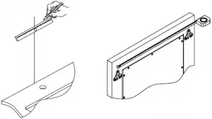 measuring mirror placement