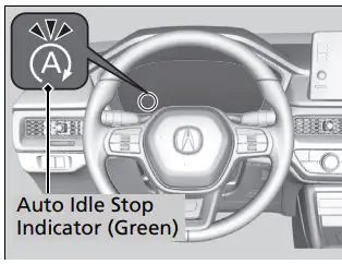 owners acura Auto Idle Stop Manual transmission models User Manual - The environmental and vehicle conditions