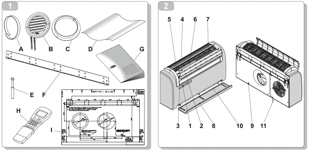 UNICO 25SF R32 Wall Mounted Monoblock Air Conditioner - Product Overview 1