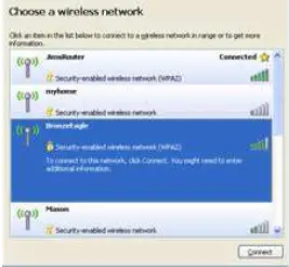 Select your network name