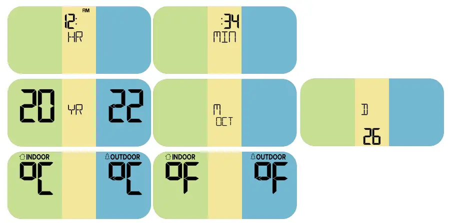 LA CROSSE TECHNOLOGY CA308148 Wireless Temperature and Humidity Station - Settings
