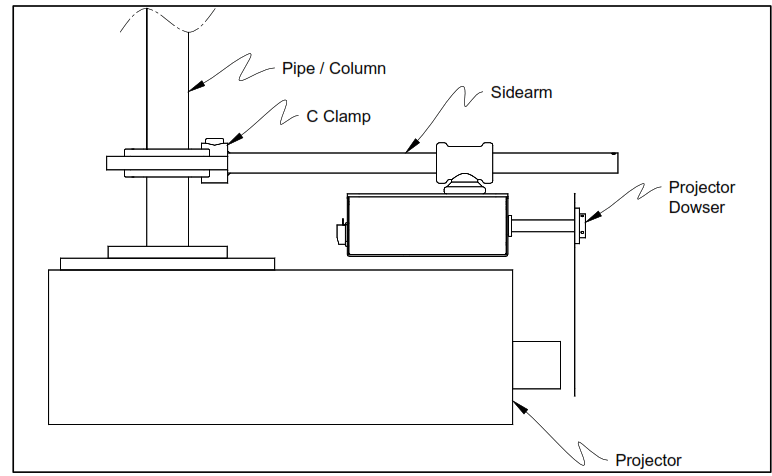 CITY THEATRICAL 4160 Projector Dowser - platform
