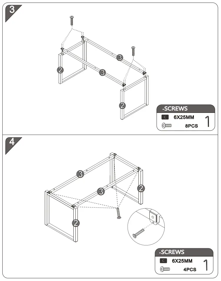 Plaisio 3775771 Computer Table - FIG 4