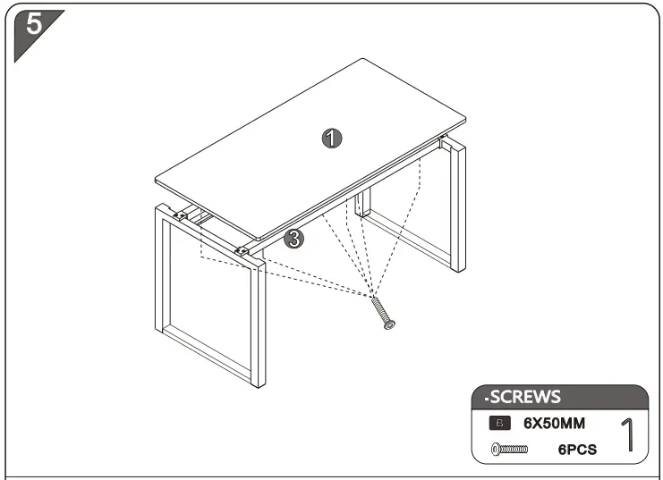 Plaisio 3775771 Computer Table - FIG 5