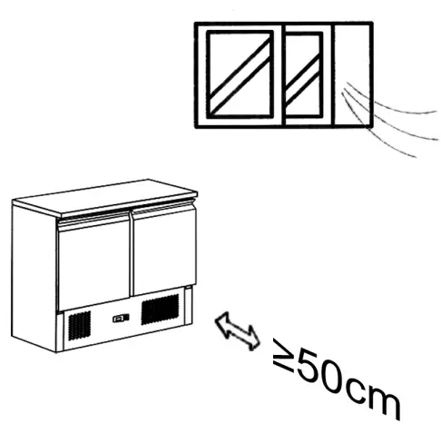 LOCKHART Arctica Refrigerator Compact Counter - fig 1