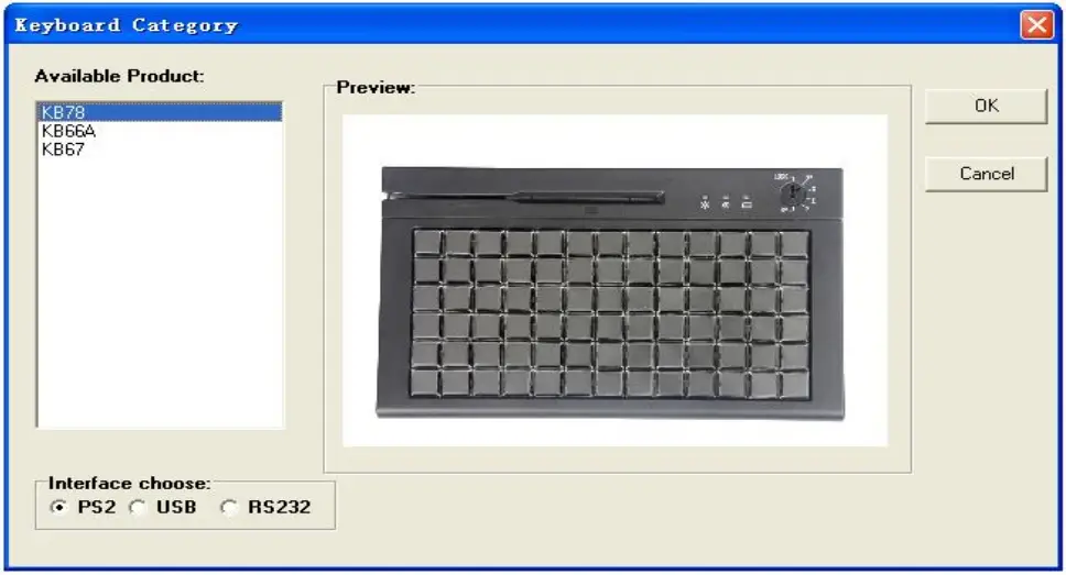 ocom KB78 Programmable Keyboard - App 4