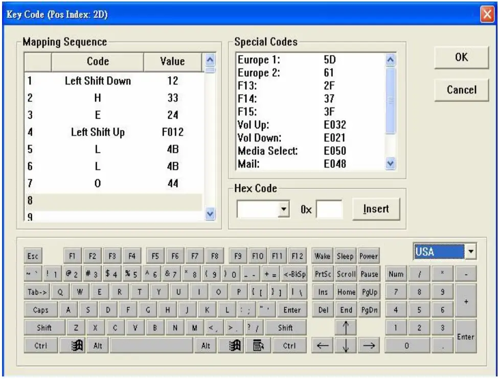 ocom KB78 Programmable Keyboard - App 6