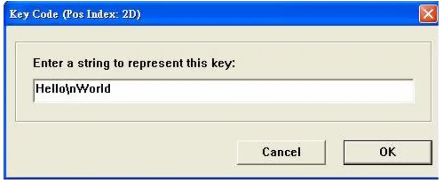 ocom KB78 Programmable Keyboard - App 8