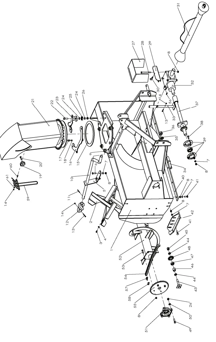 BRABER EQUIPMENT BE-SBS5054L Lightweight Snow Blower - sambol 18