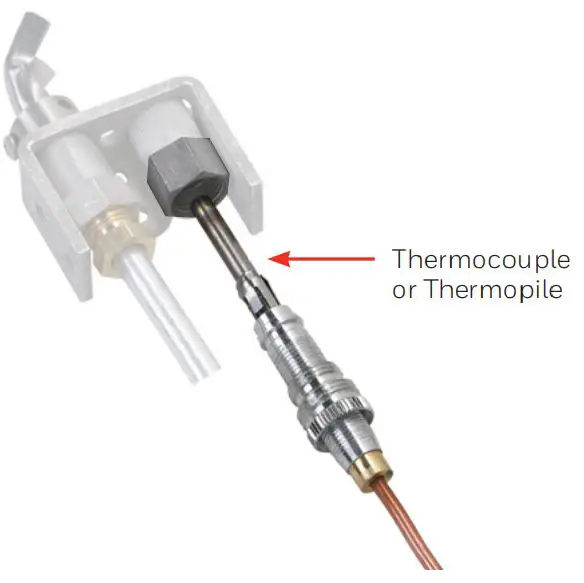 Honeywell Q314U Universal Pilot Burner Installation Guide - Install the Thermocouple