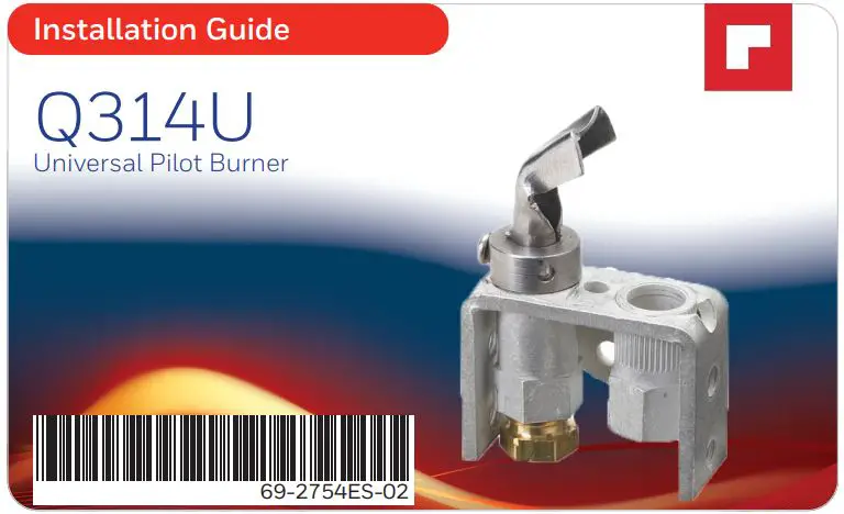 VandleGuard Non-Sacrificial Anti-Graffiti Coating User Manual - Honeywell Q314U Universal Pilot Burner Installation Guide