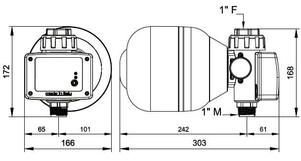 PEDROLLO Presflo Multi Electronic Pump Controller 26