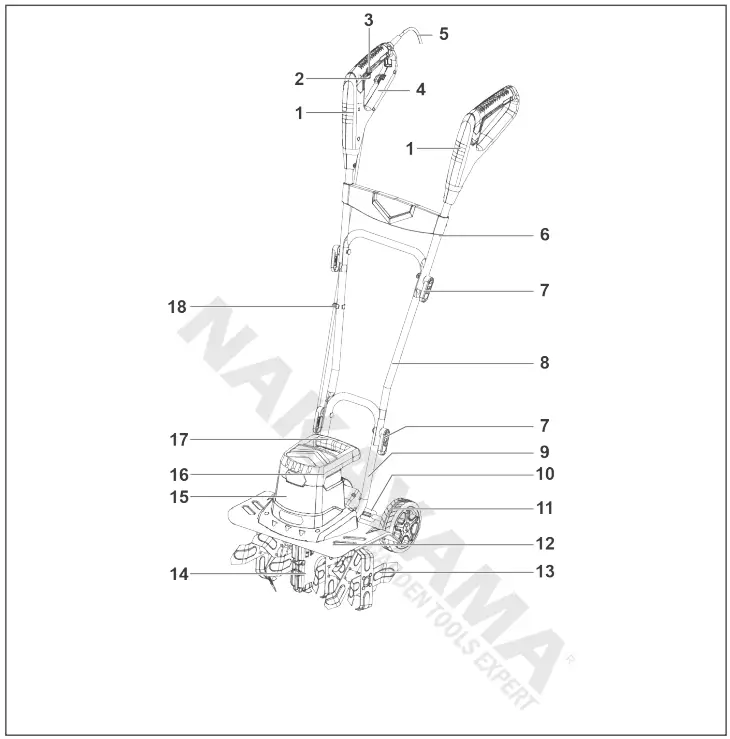 NAKAYAMA MB2100 Electric Excavator - FIG 1