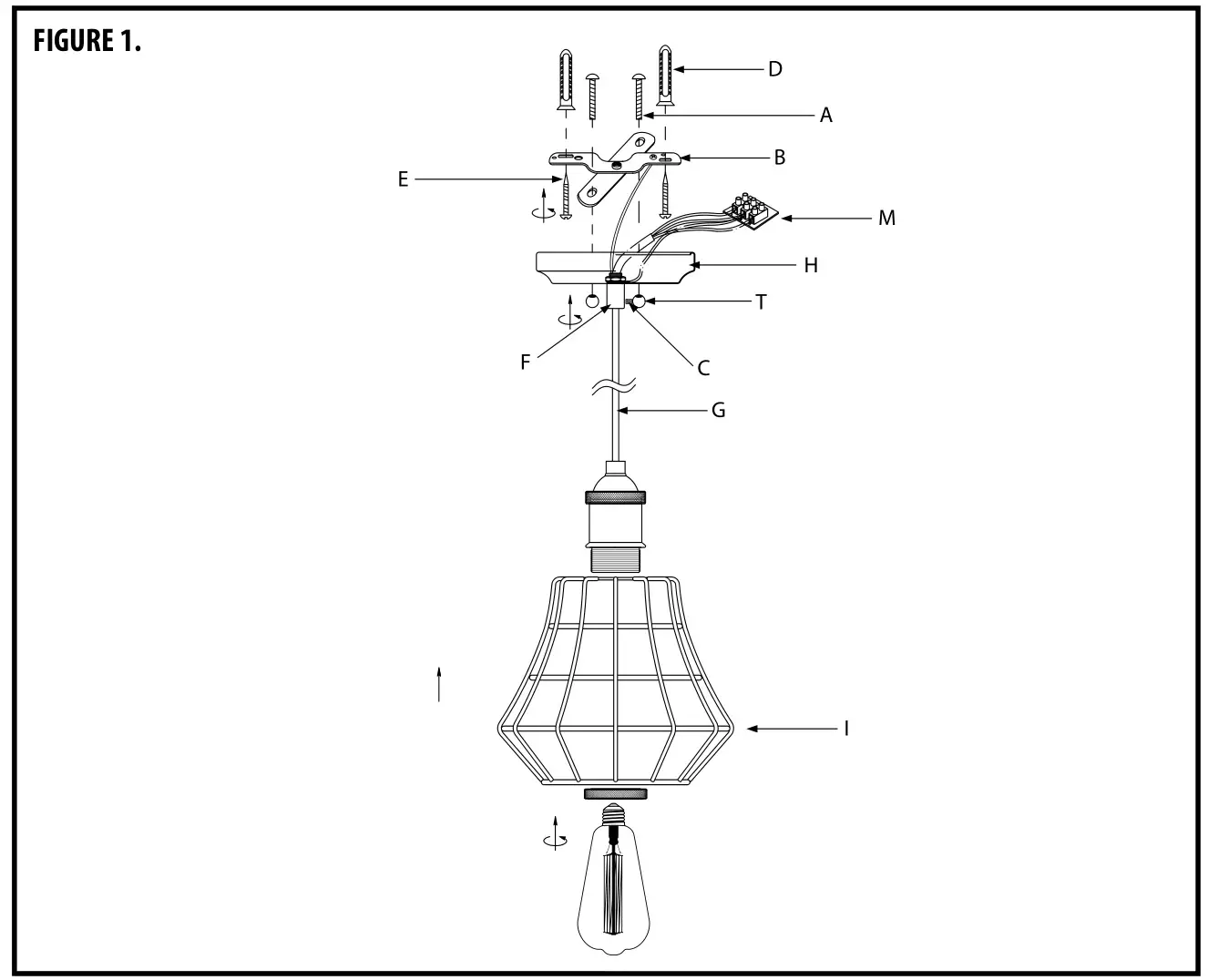 Westinghouse 63387 Pendant Light - figure 1