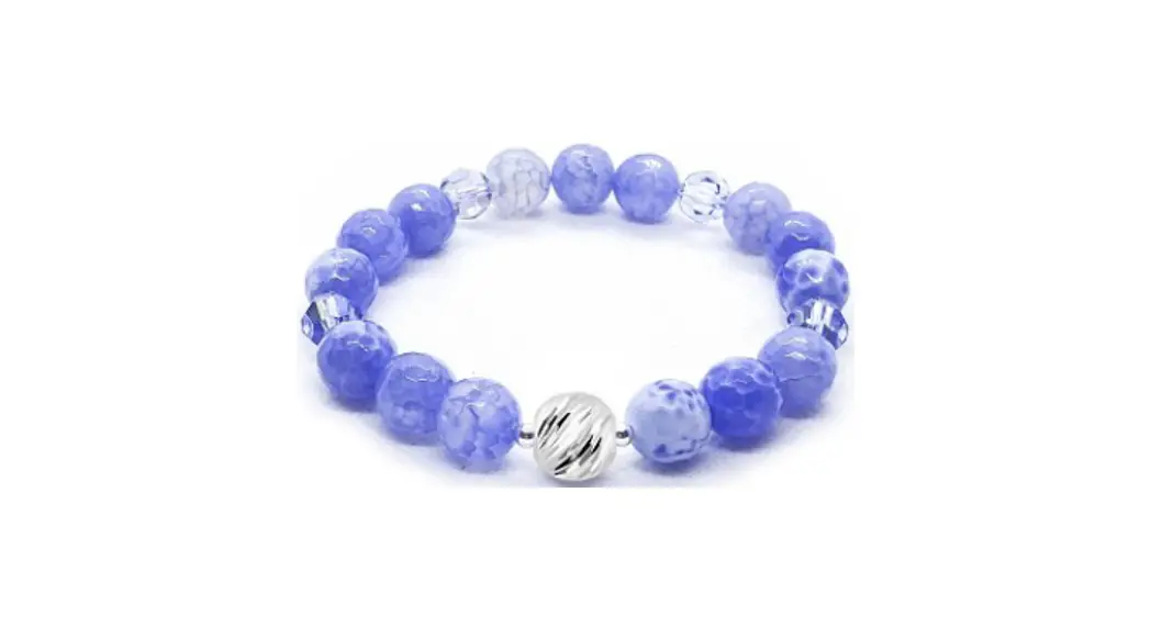 Too Cute Beads Cracked Agate Stretch Bracelet Kit Instructions