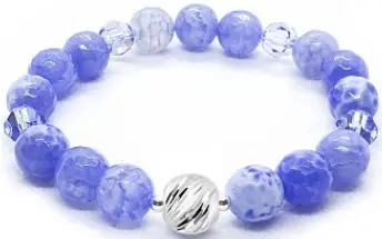 TOO cute BEADS Cracked Agate Stretch Bracelet Kit