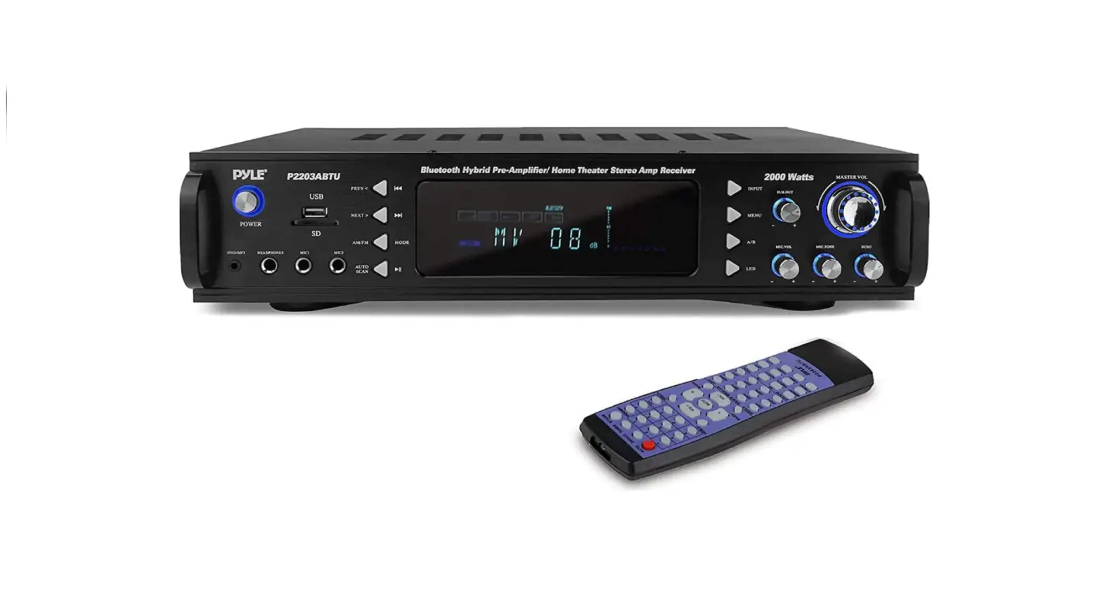 Pyle P2203abtu.5 4-channel Bluetooth Home Power Amplifier Instruction Guide Pyle P2203abtu.5 4-channel Bluetooth Home Power Amplifier Instruction Guide