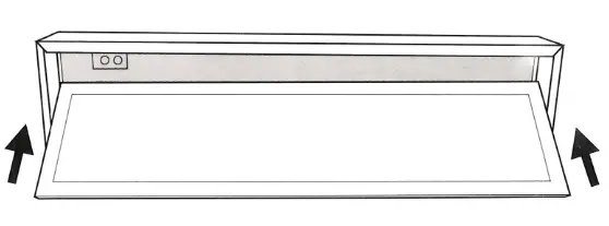 NICOR SK14 Troffer Surface Mount Kit - fig 2