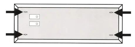 NICOR SK14 Troffer Surface Mount Kit - fig