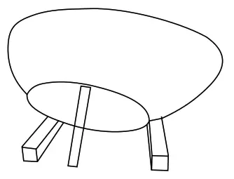 Wellis WK00180 Soul Black Matt Bathtub - bottom