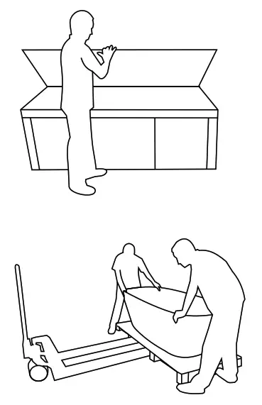 Wellis WK00180 Soul Black Matt Bathtub - wooden