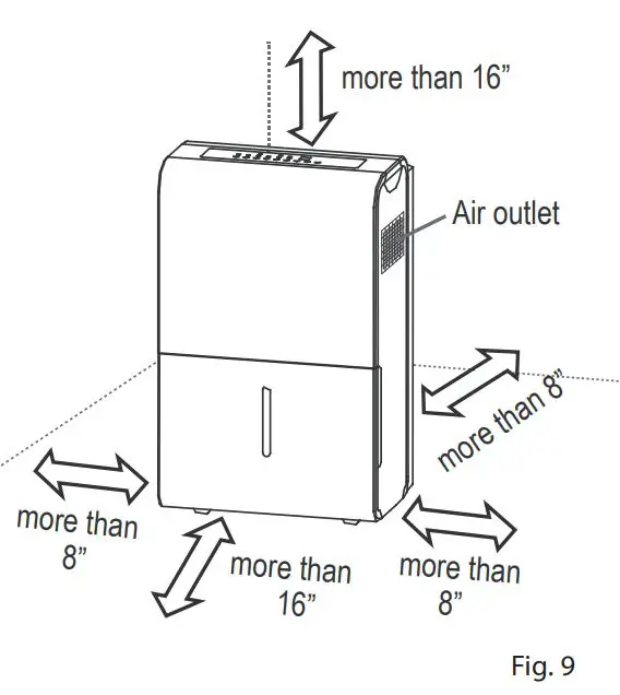 TOSHIBA Dehumidifier User Manual - Figure 9