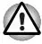 TOSHIBA Dehumidifier User Manual - Warning or Caution icon