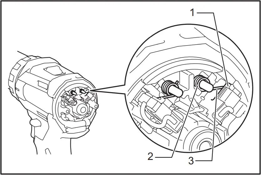 XFD10 - Replacing carbon brushes 3