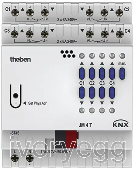 theben 4940300 DM 4 DALI KNX Actuator