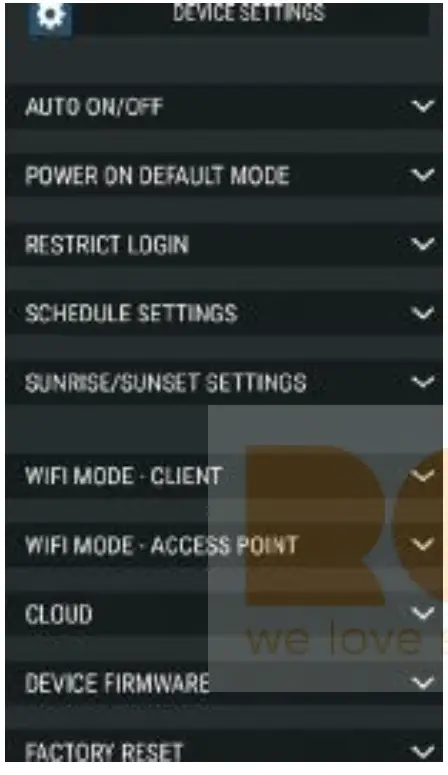 Shelly E00D Smart WiFi RGB plus White Light fig 18