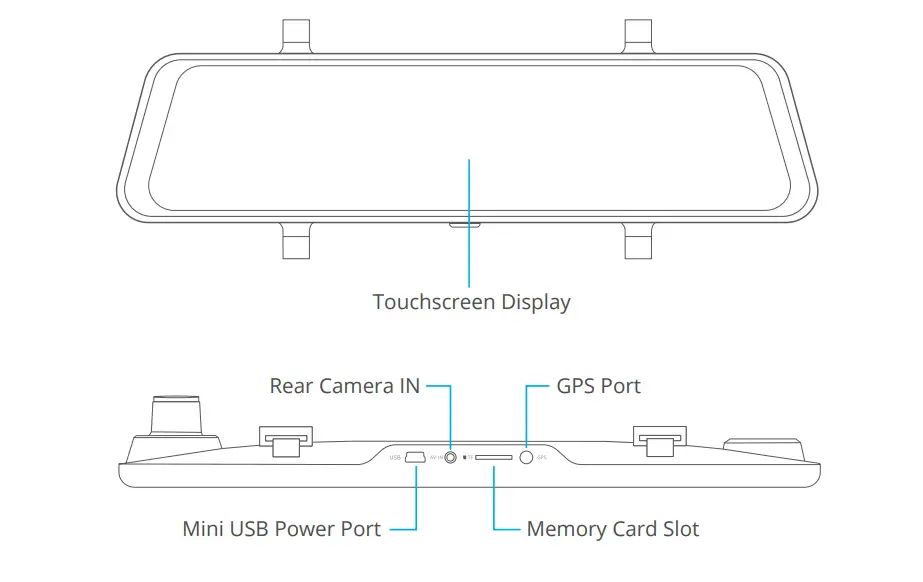 Kingslim DL12 Pro 4K Mirror Dash Cam-3