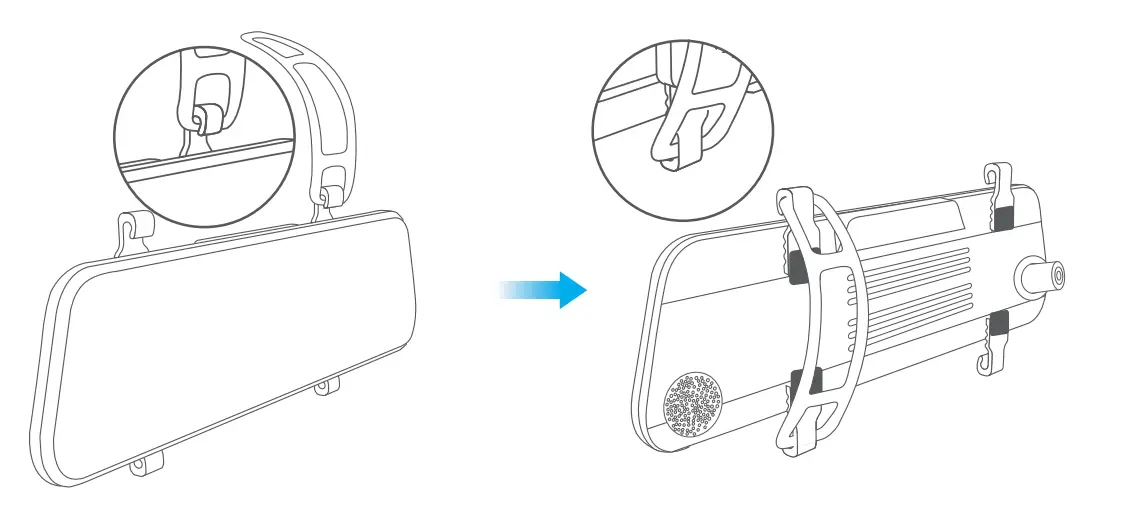 Kingslim DL12 Pro 4K Mirror Dash Cam-6