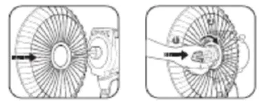 Goldair GCPF140 40cm Pedestal Fan with Round Base fig 3