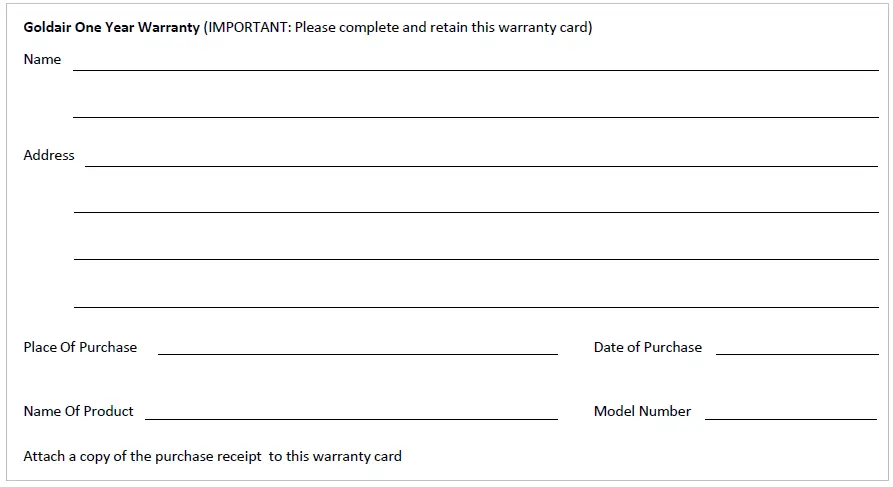 Goldair GCPF140 40cm Pedestal Fan with Round Base fig 7