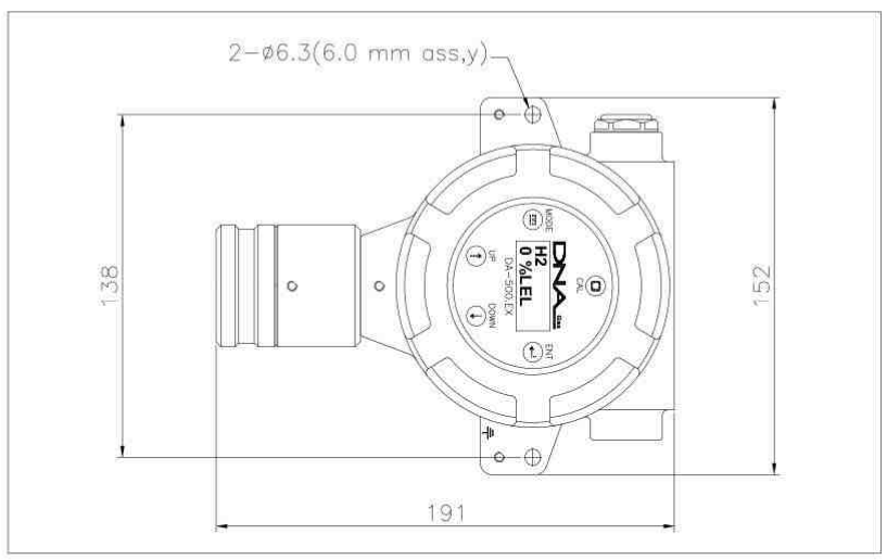 jetec JDA 500 Smart Gas Detector Transmitter built-in LCD and explosion proof - FIGURE 13
