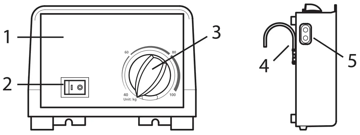 rossmax AM30 Air Mattress Bubble Type - FIGURE