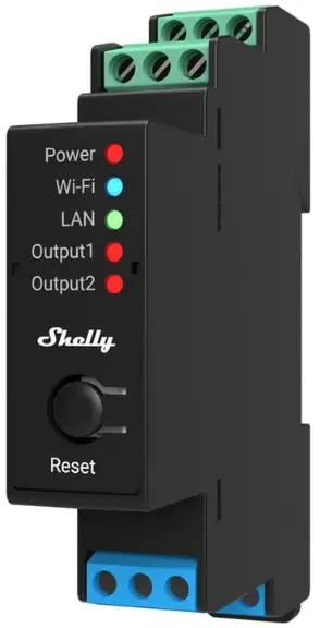 Shelly PRO 2PM WiFi Smart Relay