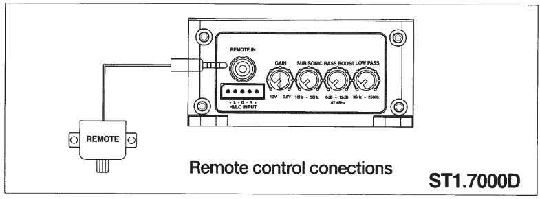 SOUNDSTREAM ST1 700D ST4 1000D STEALTH Series - control panel 3