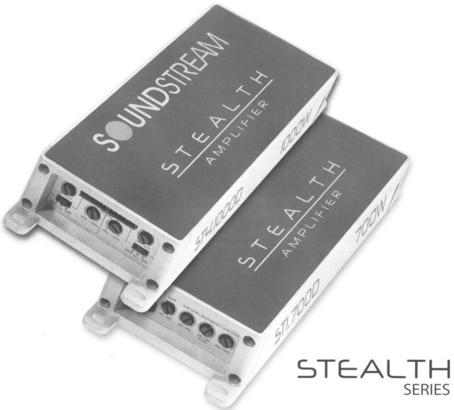 SOUNDSTREAM ST1 700D ST4 1000D STEALTH Series - cover