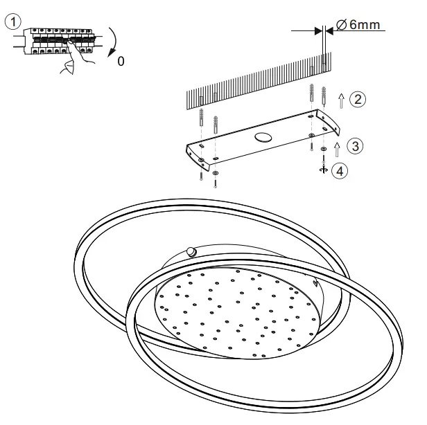 Paul Neuhaus 6025 YUKI Ceiling Light-fig2