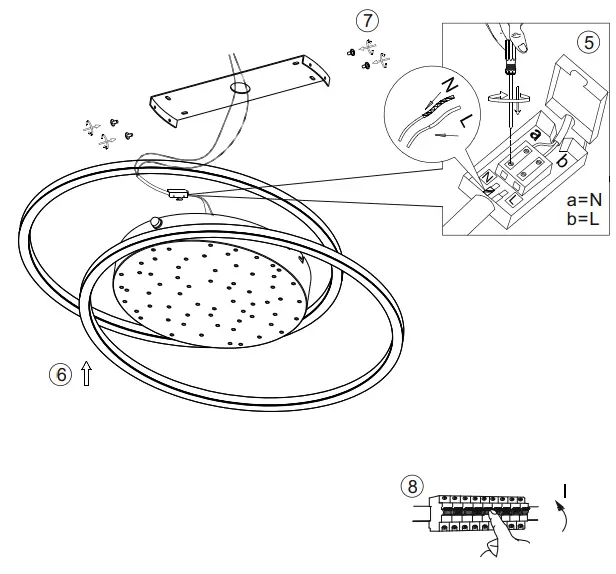 Paul Neuhaus 6025 YUKI Ceiling Light-fig3