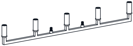 QUOIZEL Prescott Five Light Island Chandelier A08