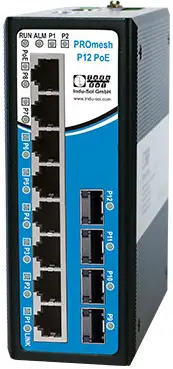 Indu-Sol PROmesh P12 PoE Managed Switches