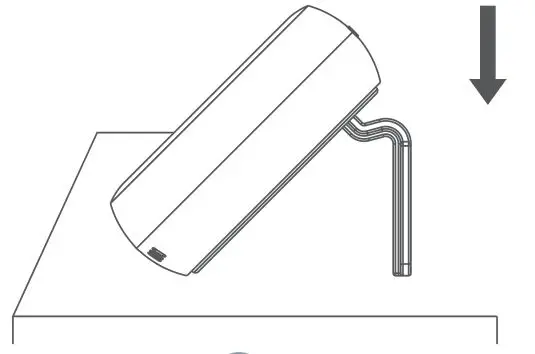 TESLA Smart Sensor Temperature and Humidity Display - Method 2 Place the product on the support.