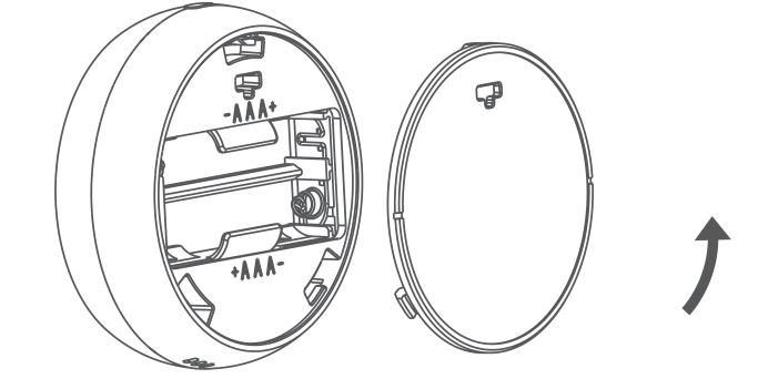 TESLA Smart Sensor Temperature and Humidity Display - Power on the product