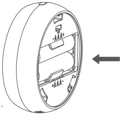 TESLA Smart Sensor Temperature and Humidity Display - Put in 2 AAA batteries