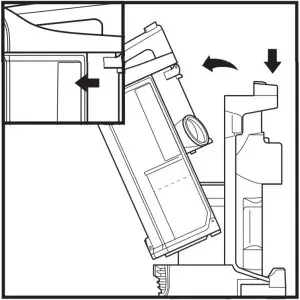 EMPTYING THE DUST CUP